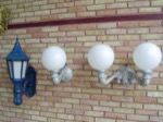 lamp post for wall