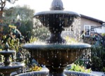 garden fountain