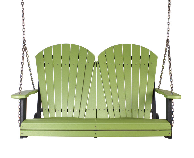 224 lime on black porchswing frontview