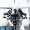 3 Globe Gargoyle Lamppost