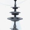 4 tier fountain w Plain base Cast Aluminum