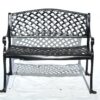 Crossweave Bench -Cast alauminu