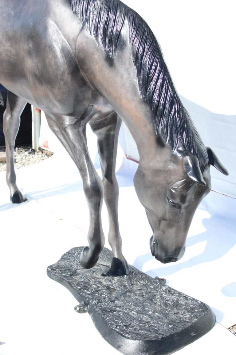 Grazing Horse on Base