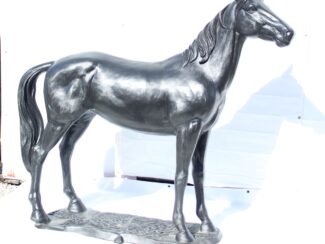 Horse on Base Cast Aluminum