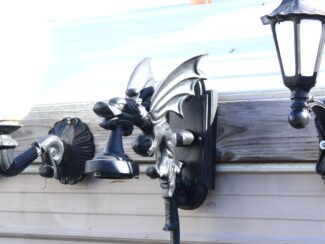 Gargoyle sconce